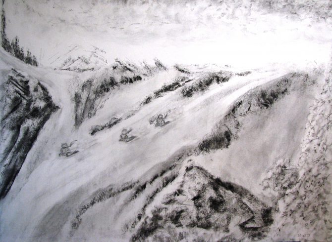 Montagne enneigée Montagne enneigée
