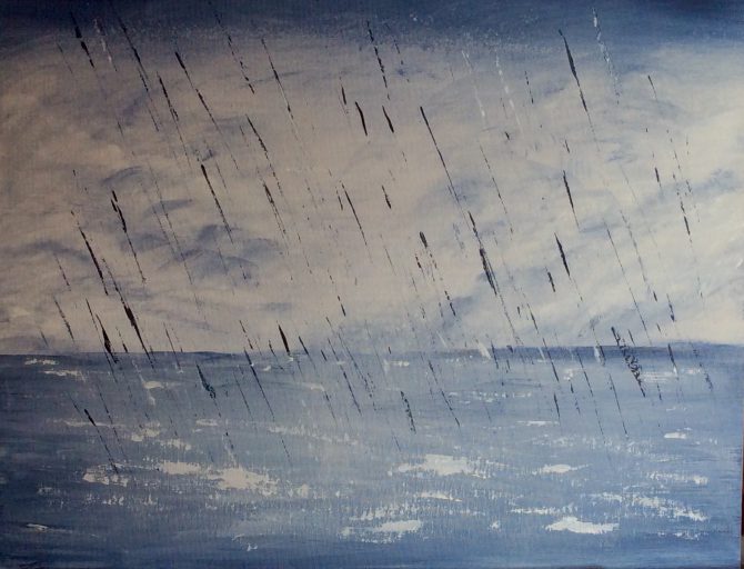 Pluie sur la baie Pluie sur la baie