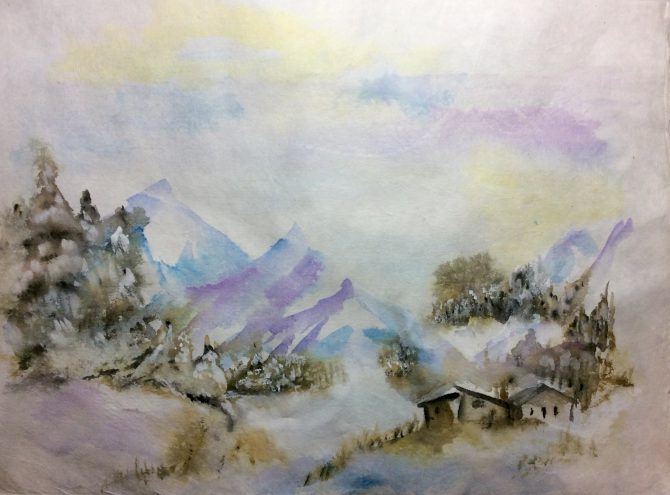 L’hiver en montagne L’hiver en montagne