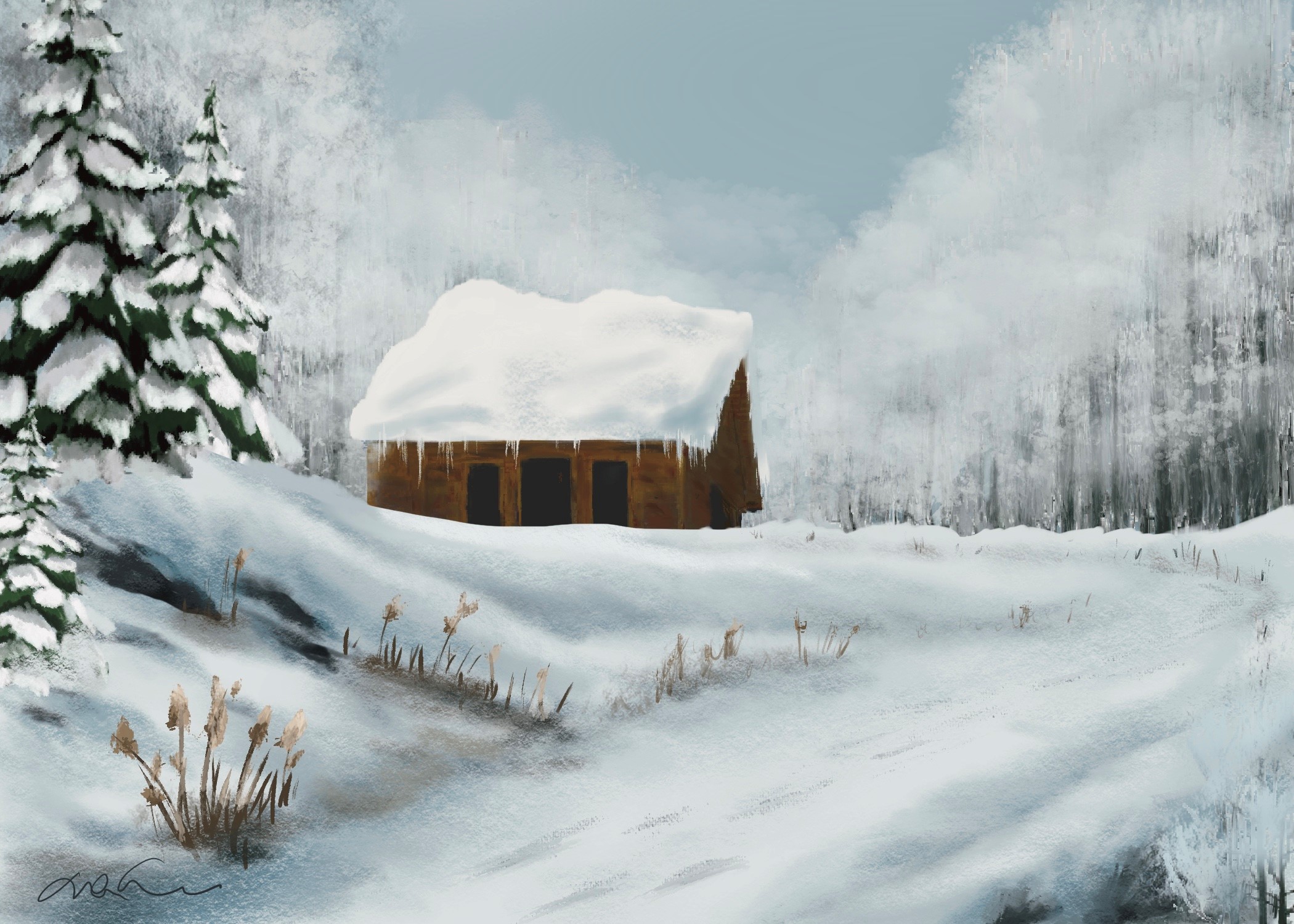 Dans le silence de l’hiver