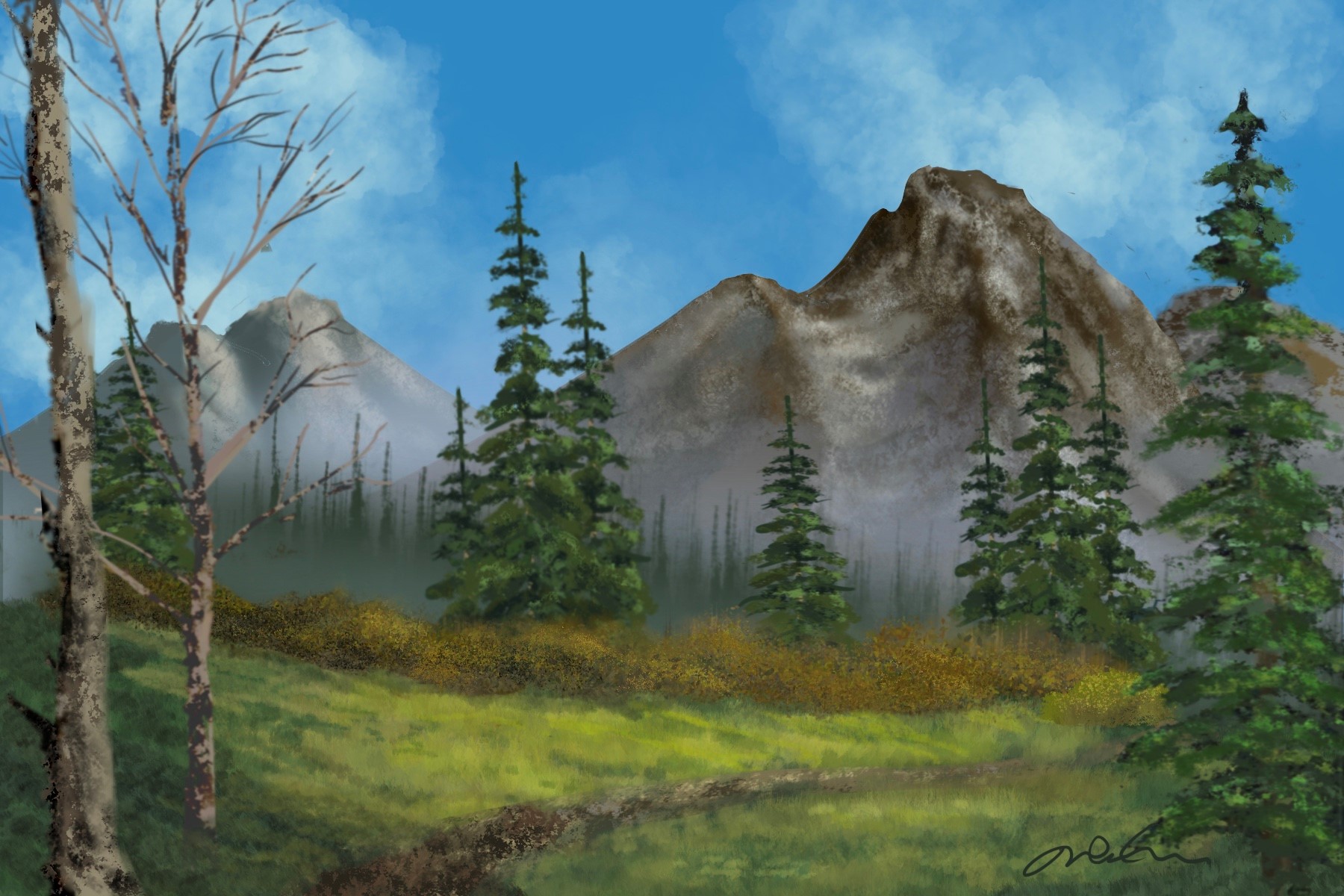 Fugue en sol montagneux